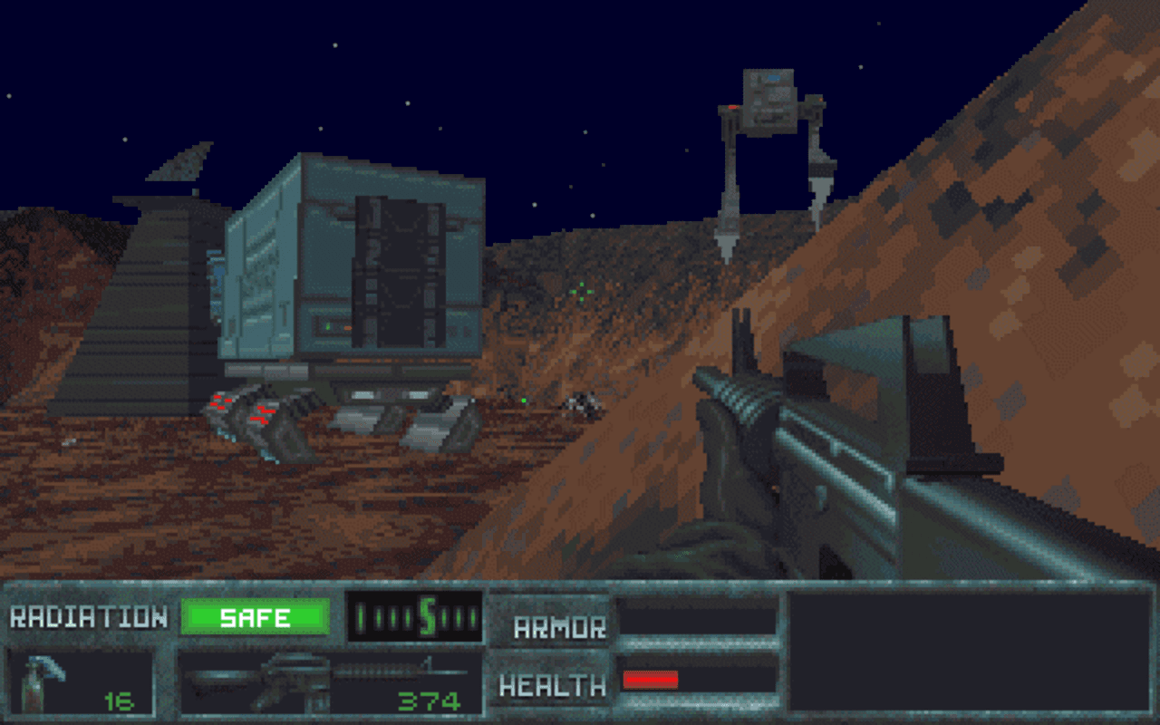 Gameplay screen of SkyNET (1/8)