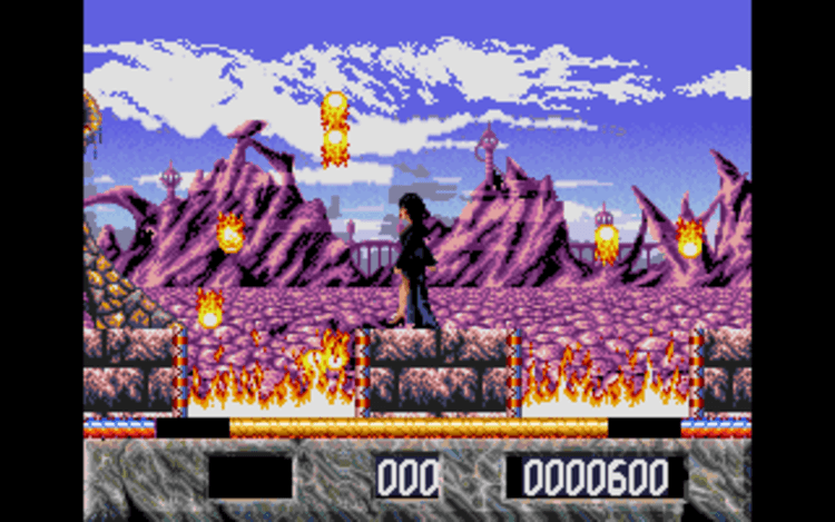 Gameplay screen of Elvira: The Arcade Game (7/8)