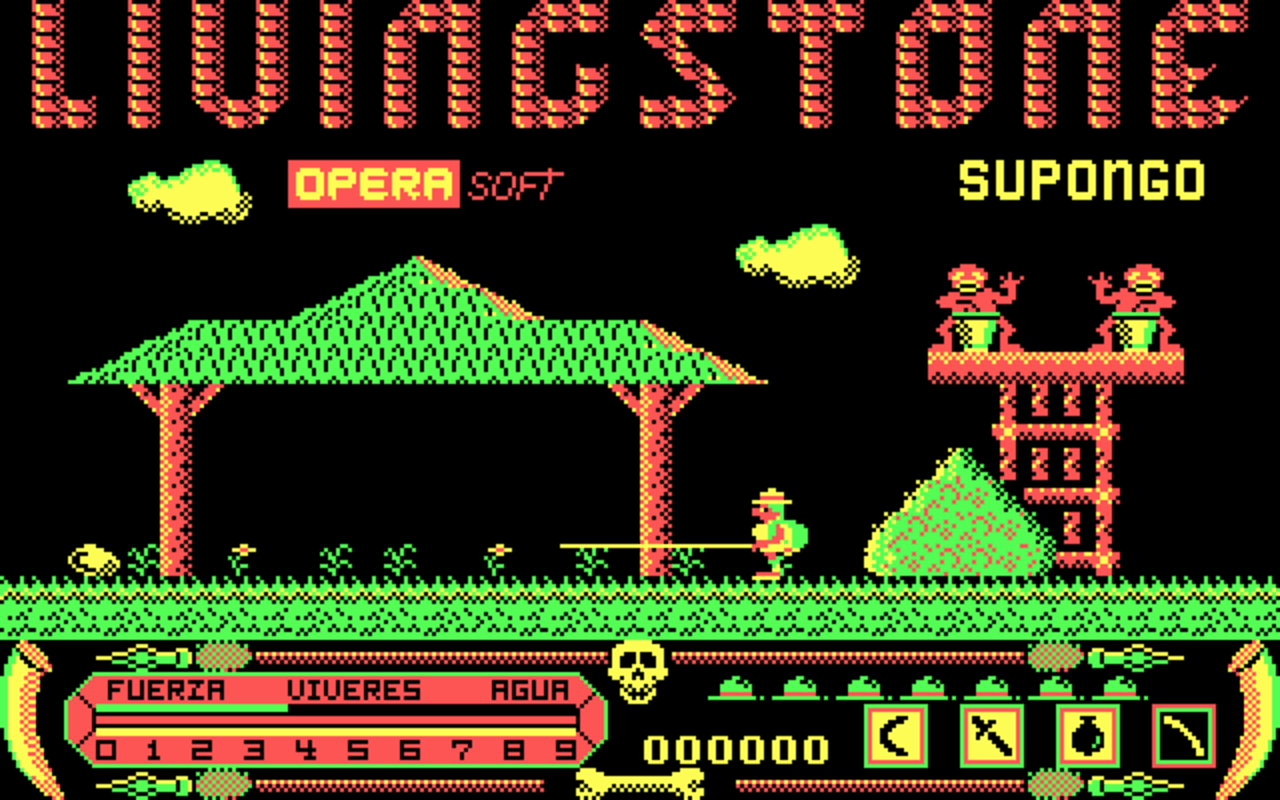 Gameplay screen of Livingstone I Presume? (7/8)