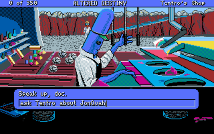 Gameplay screen of Altered Destiny (8/8)