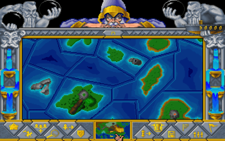 Gameplay screen of Fantasy Empires (1/8)