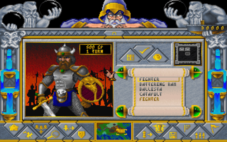 Gameplay screen of Fantasy Empires (2/8)