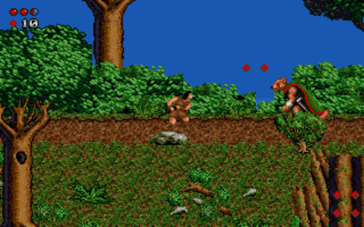 Gameplay screen of Realms of Chaos (1/8)