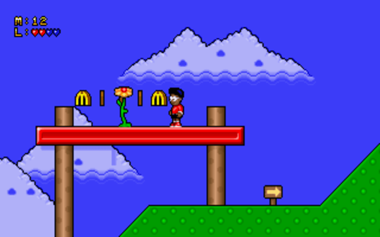 Gameplay screen of M.C. Kids (3/8)