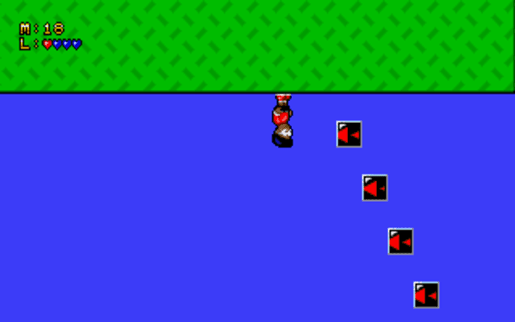 Gameplay screen of M.C. Kids (4/8)