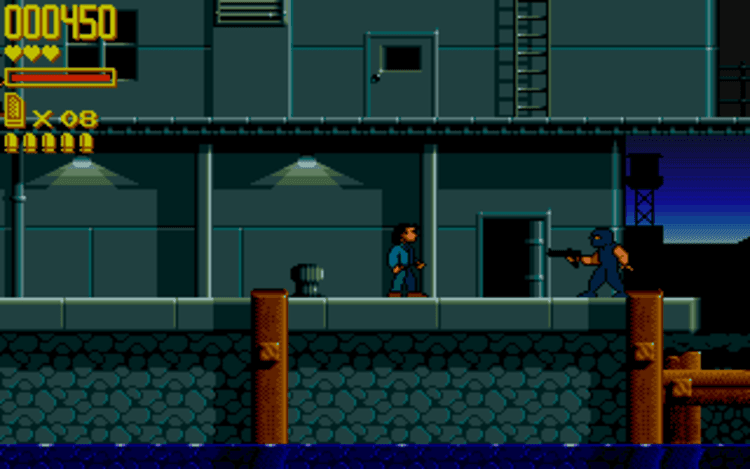 Gameplay screen of Lethal Weapon (3/8)