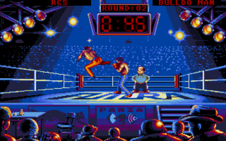 Gameplay screen of Panza Kick Boxing (6/8)