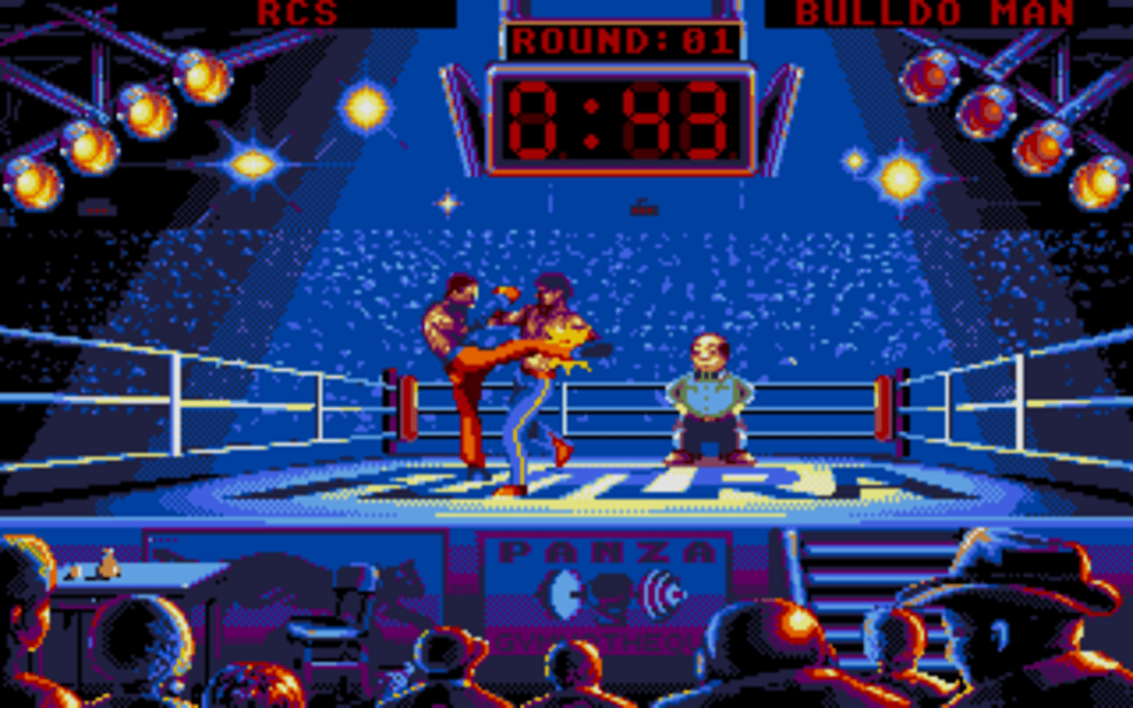 Gameplay screen of Panza Kick Boxing (7/8)