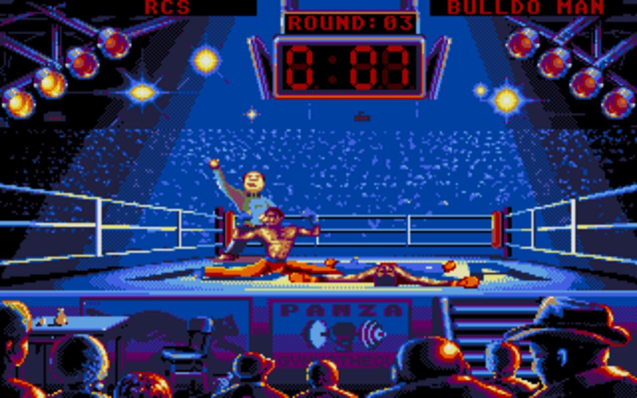 Gameplay screen of Panza Kick Boxing (8/8)