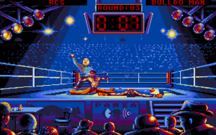 Gameplay screen of Panza Kick Boxing (8/8)