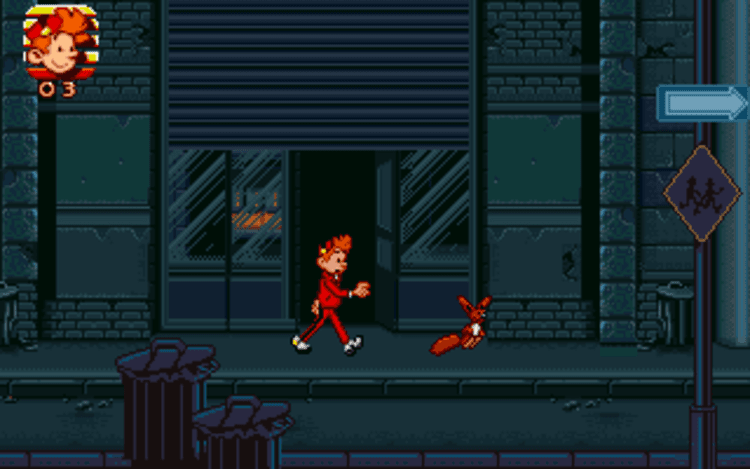 Gameplay screen of Spirou (4/4)