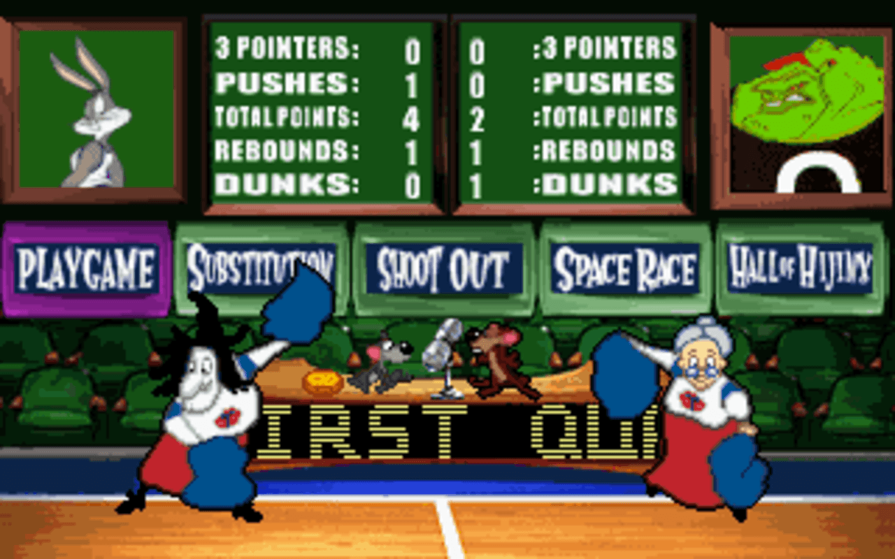 Gameplay screen of Space Jam (8/8)