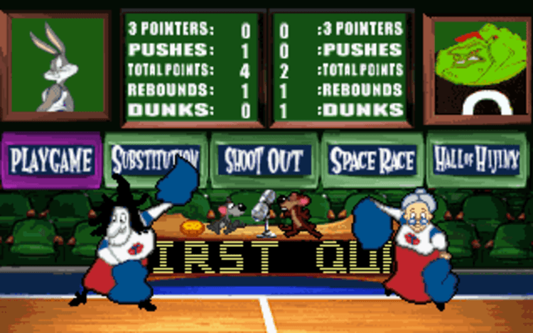 Gameplay screen of Space Jam (8/8)