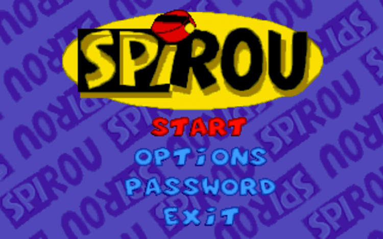 Gameplay screen of Spirou (2/4)