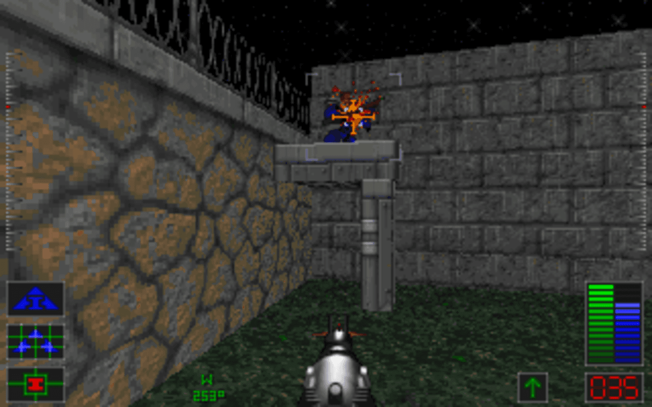 Gameplay screen of CyClones (1/8)