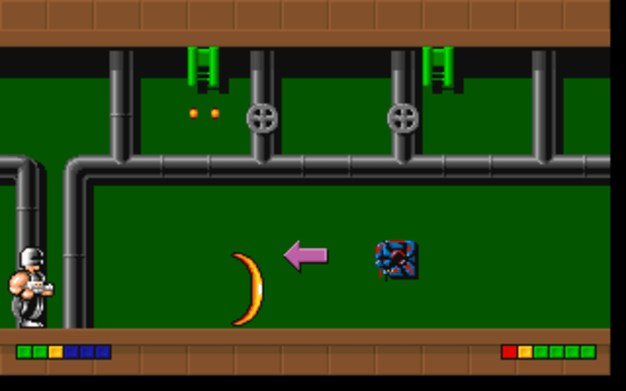 Gameplay screen of Electroman (7/8)