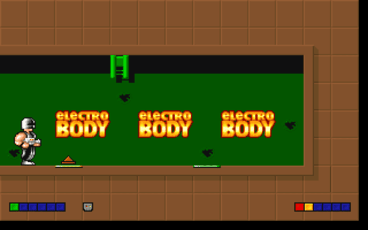 Gameplay screen of Electroman (8/8)