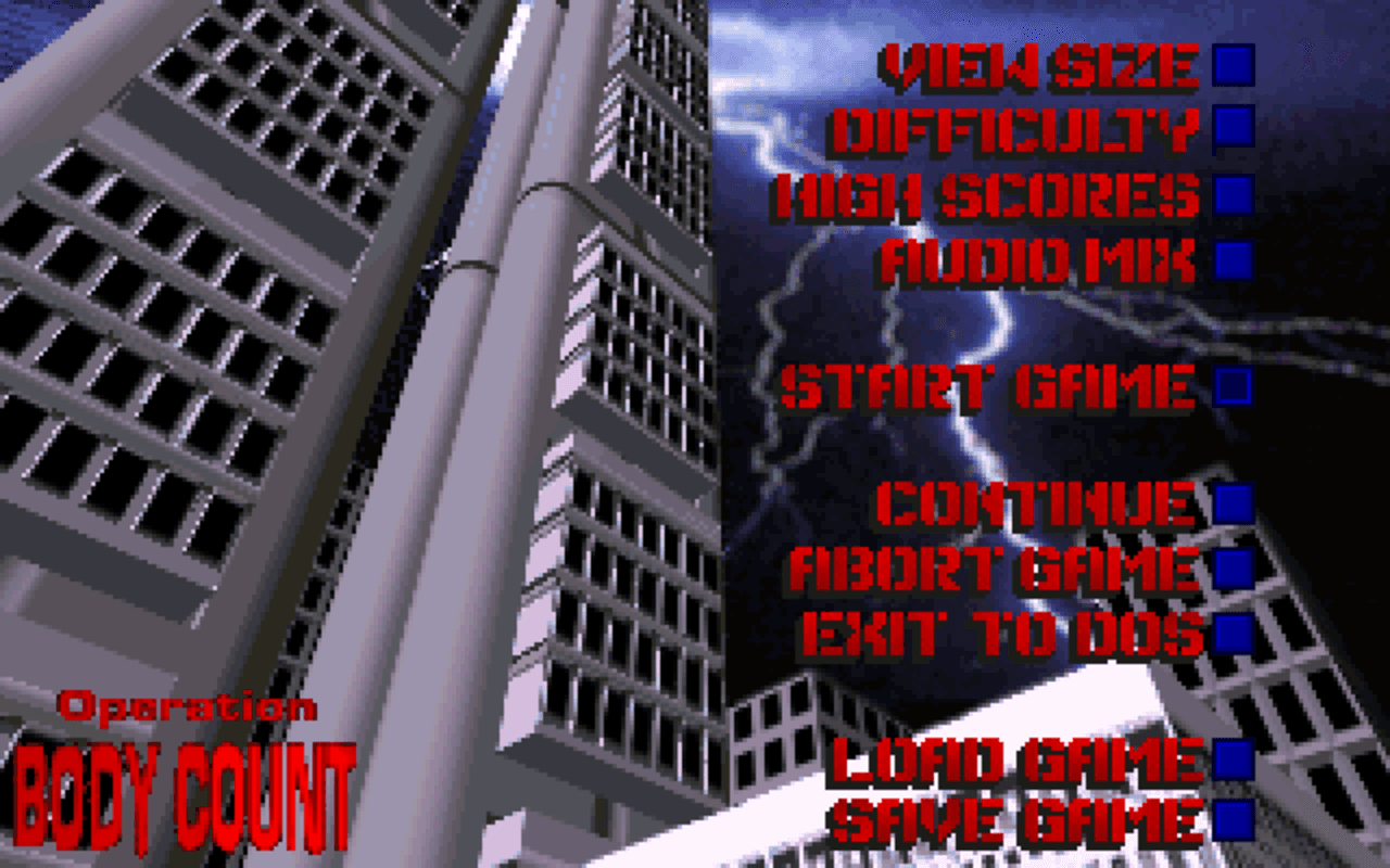 Gameplay screen of Operation Body Count (1/8)