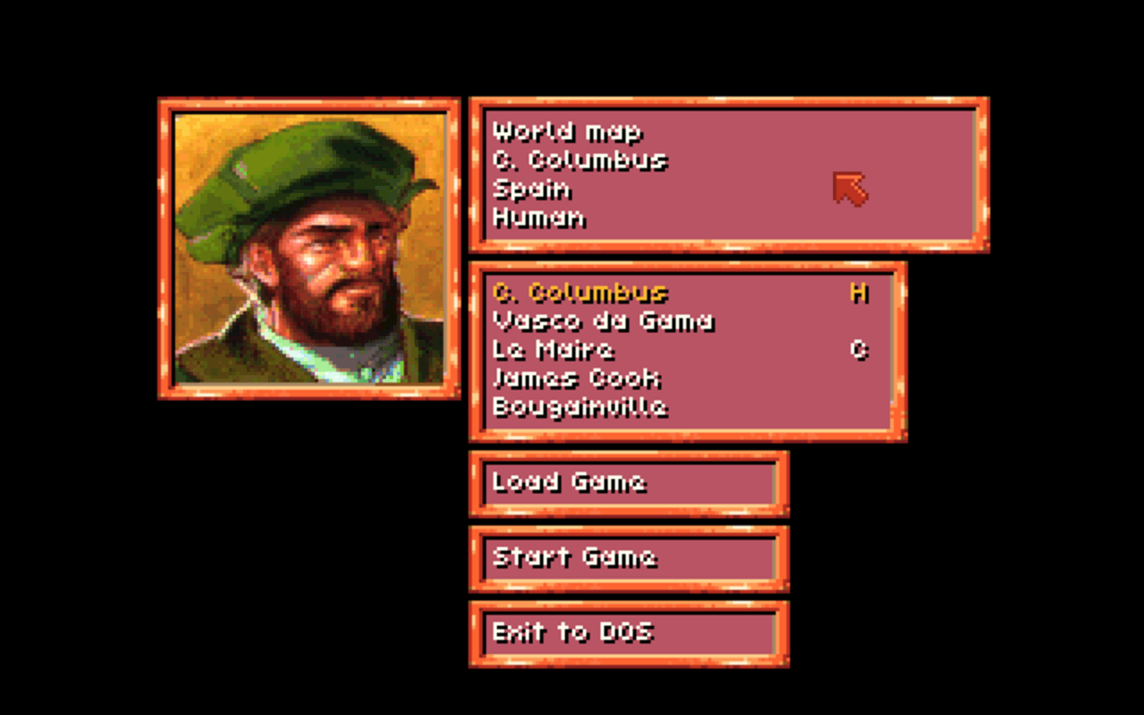 Gameplay screen of Exploration (1/8)