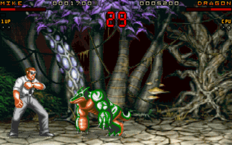 Gameplay screen of Ultimate Body Blows (7/8)