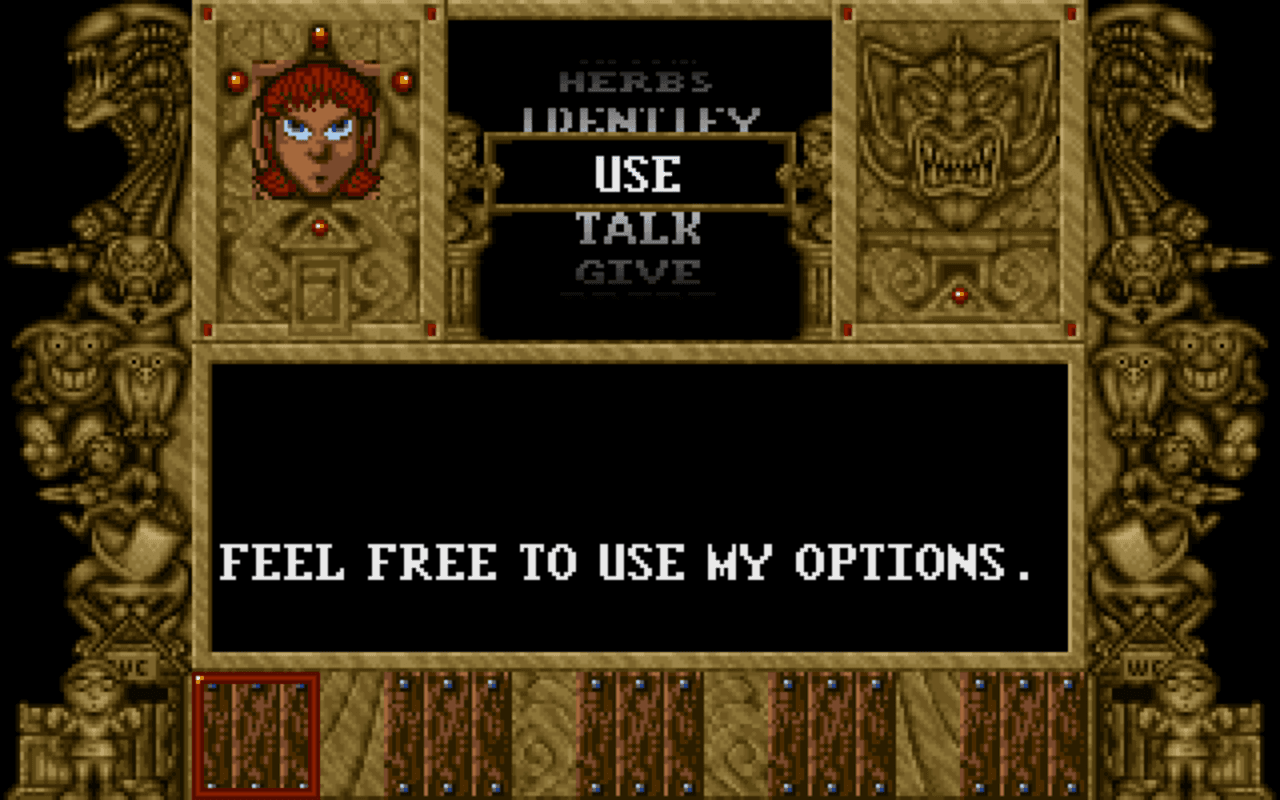 Gameplay screen of Elf (2/8)