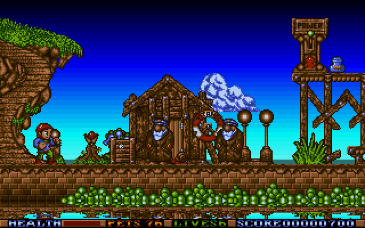 Gameplay screen of Elf (3/8)