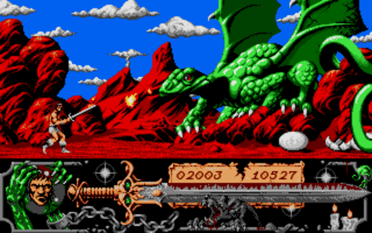 Gameplay screen of Deathbringer (2/8)