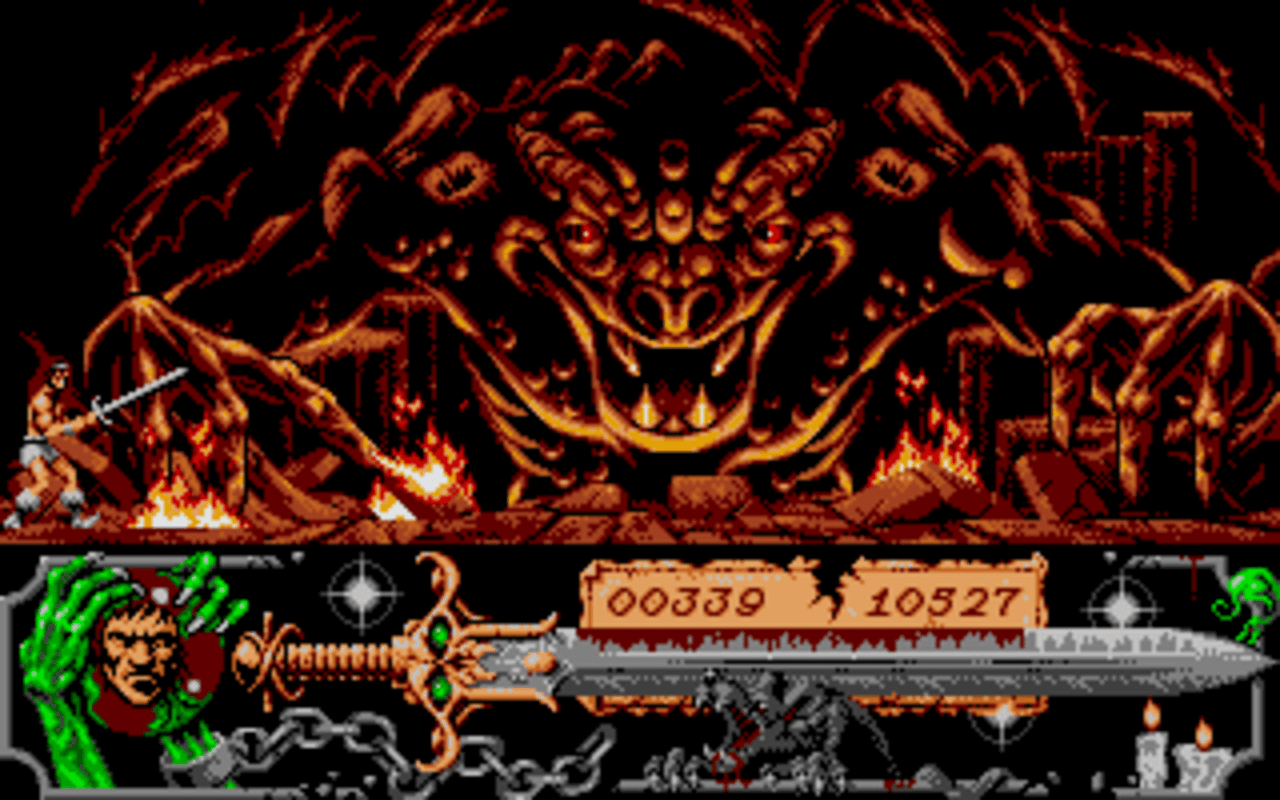 Gameplay screen of Deathbringer (8/8)