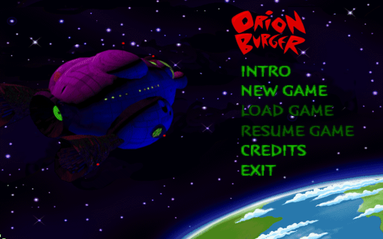Gameplay screen of Orion Burger (2/8)