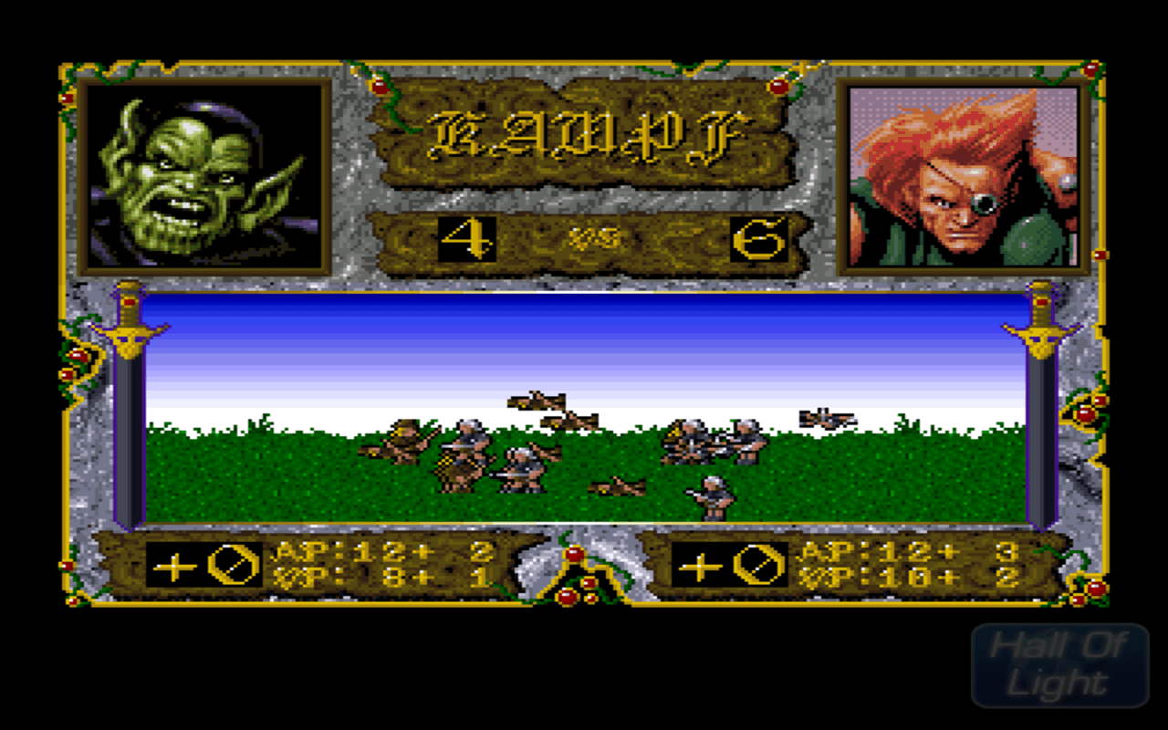 Gameplay screen of Death or Glory: Das Erbe von Morgan (4/8)