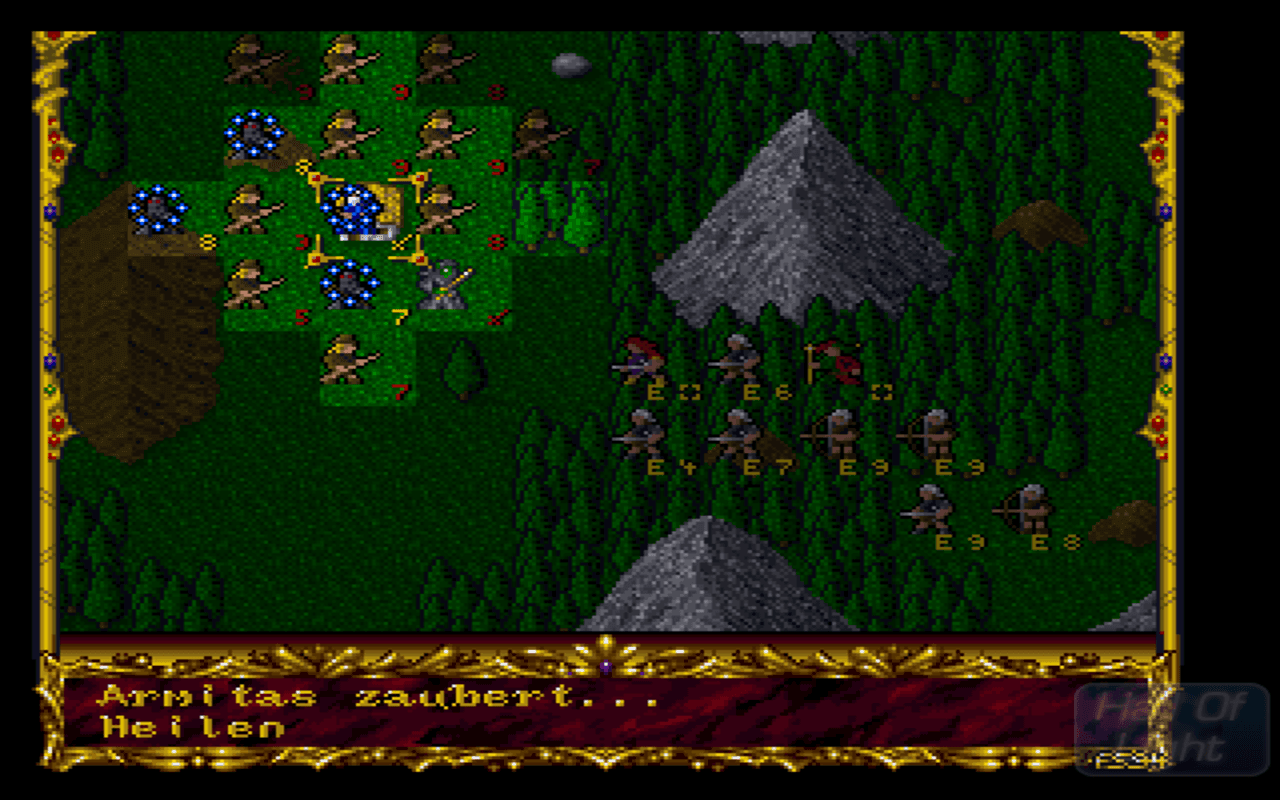 Gameplay screen of Death or Glory: Das Erbe von Morgan (5/8)