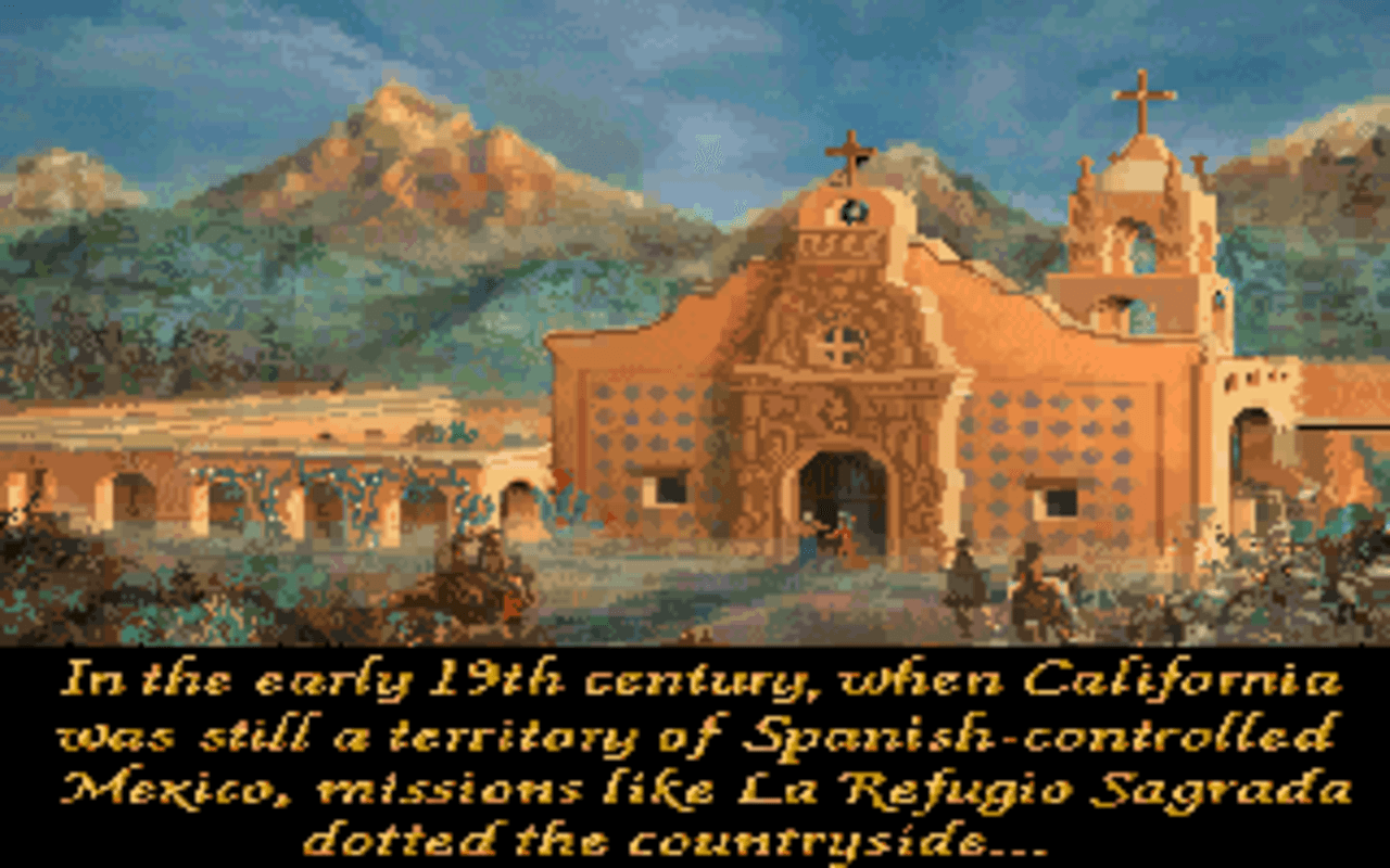 Gameplay screen of Zorro (1/8)