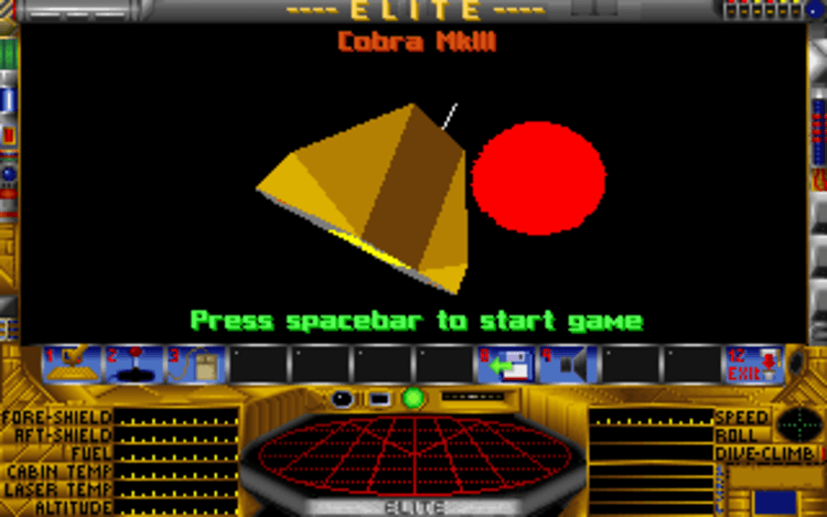 Gameplay screen of Elite Plus (2/8)