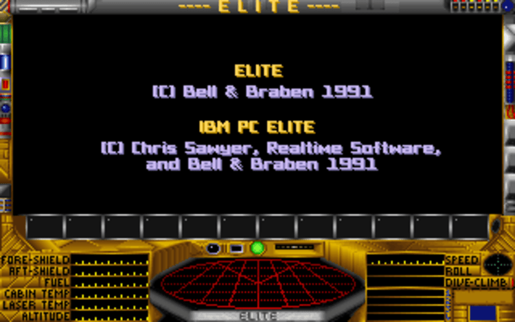 Gameplay screen of Elite Plus (3/8)