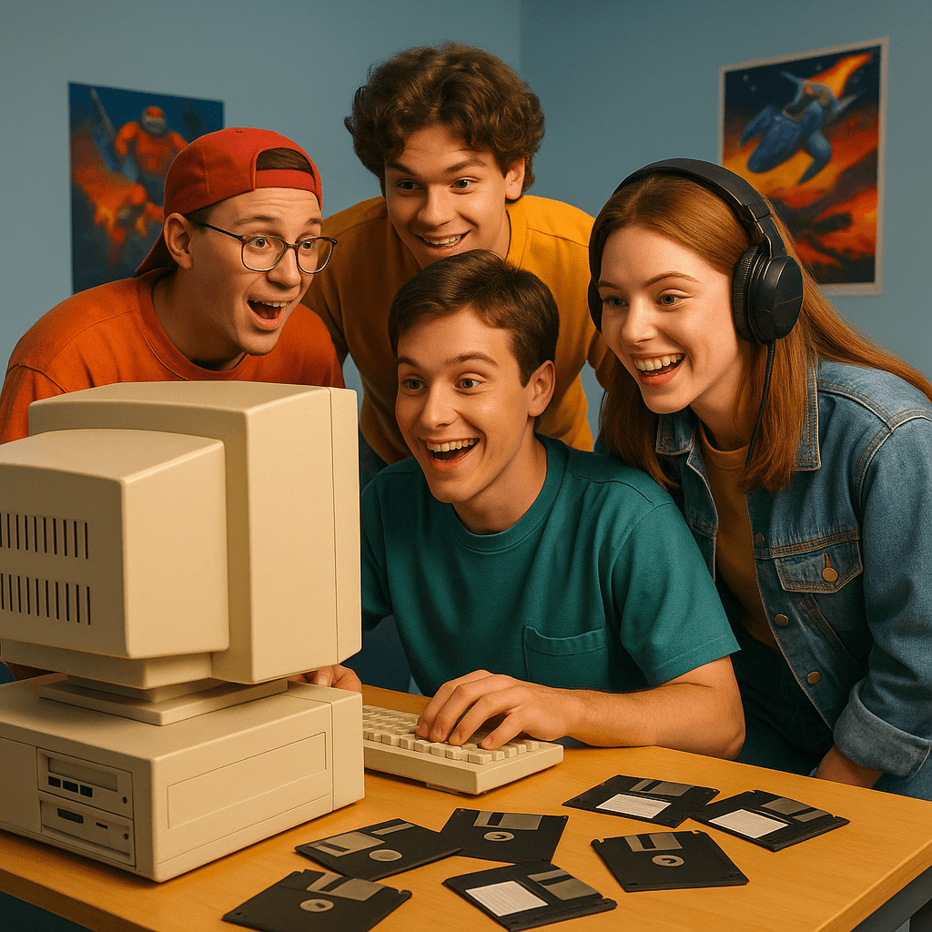 El lado social de los juegos en DOS: Una mirada atrás