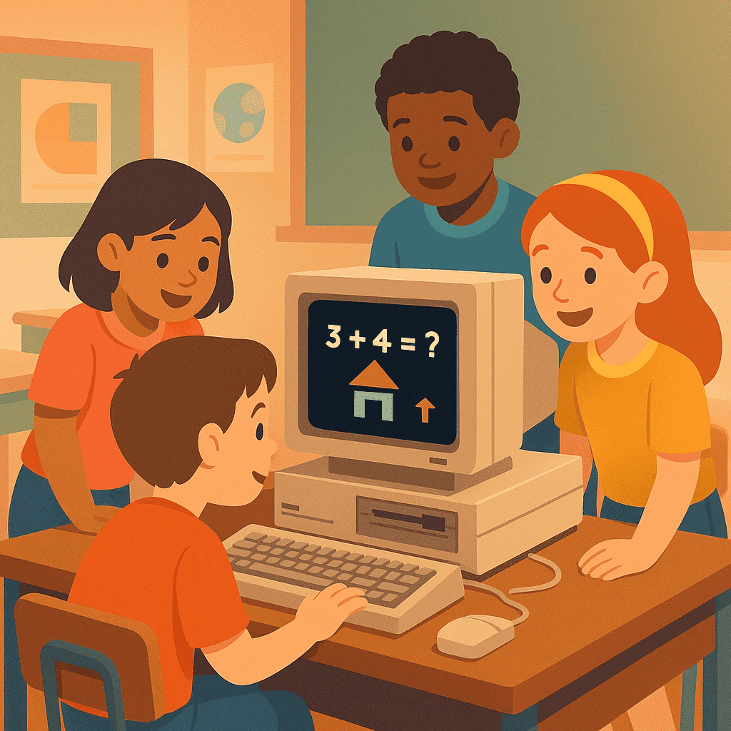 Los juegos educativos de DOS que moldearon una generación