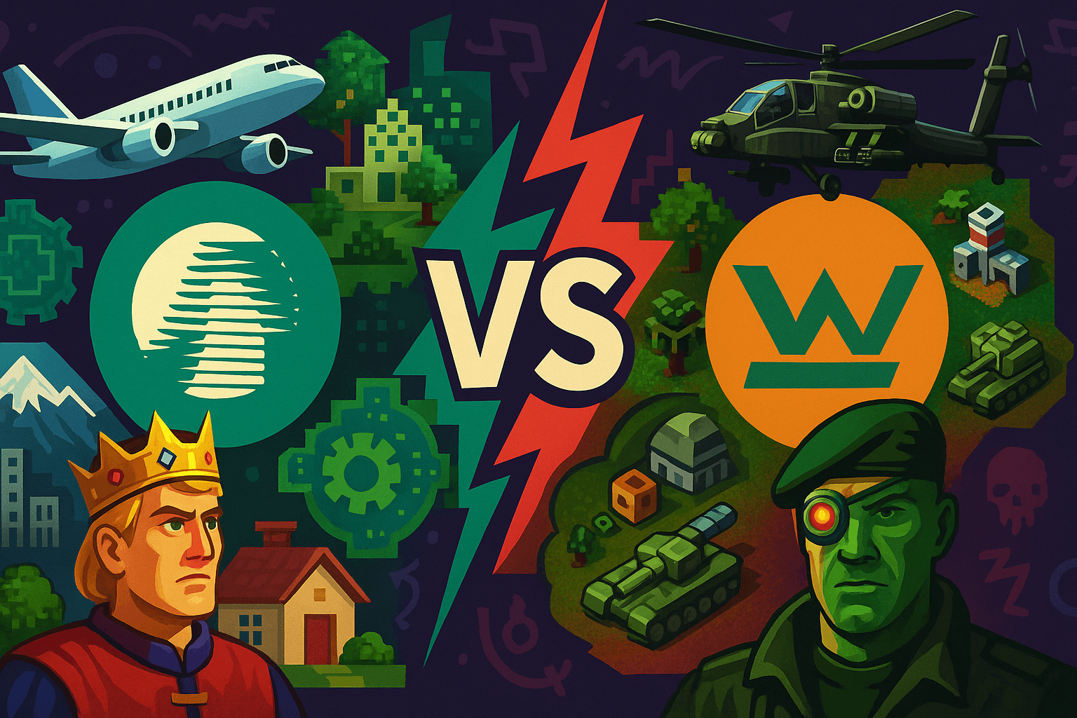 Epic clash between Sierra and Westwood Studios in the realm of adventure games.