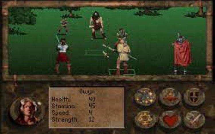 Gameplay screen of Betrayal at Krondor (2/8)