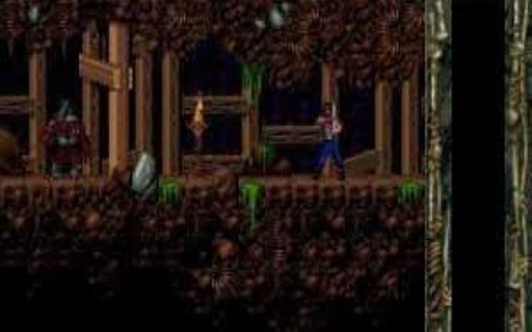 Gameplay screen of Blackthorne (1/8)