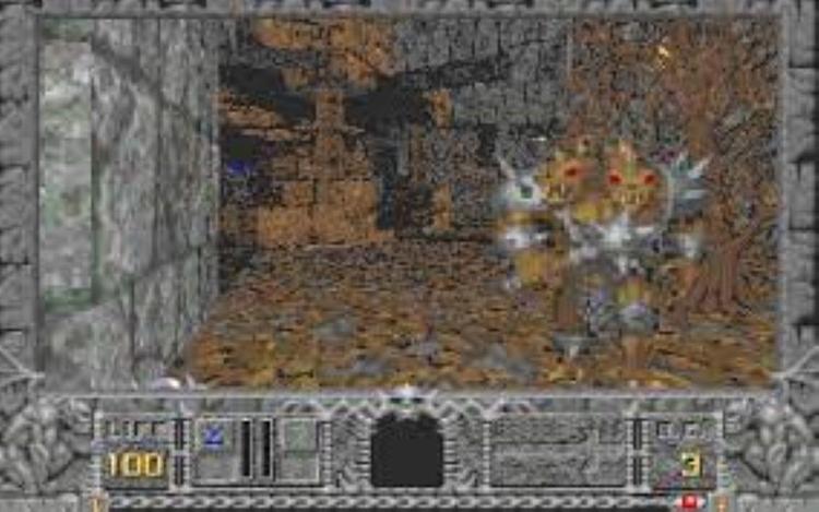 Gameplay screen of Hexen: Beyond Heretic (8/8)