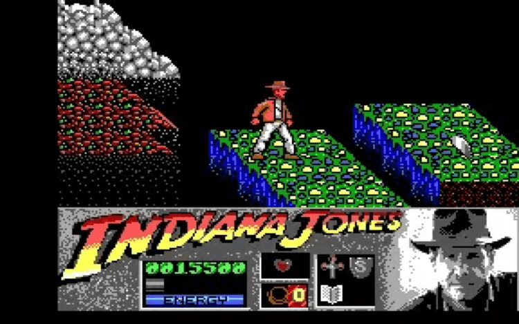 Gameplay screen of Indiana Jones and the Last Crusade: The Action Game (3/8)