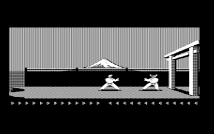 Gameplay screen of Karateka (6/8)