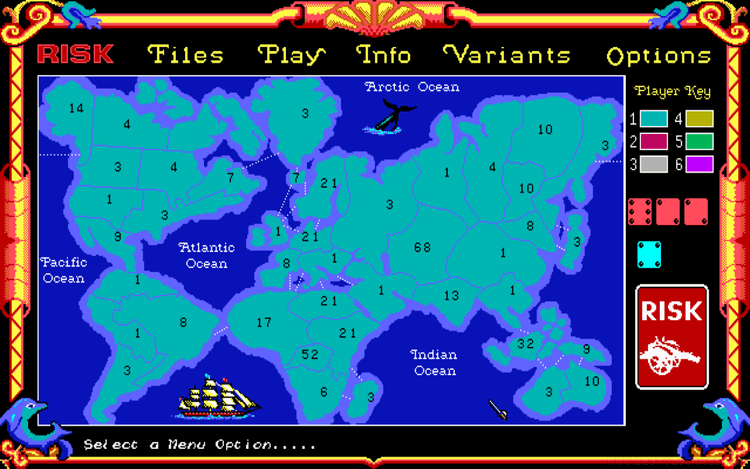 Gameplay screen of RISK (4/4)