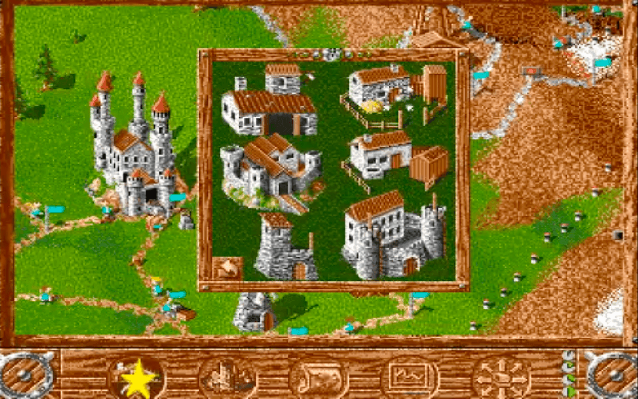 Gameplay screen of The Settlers (5/7)