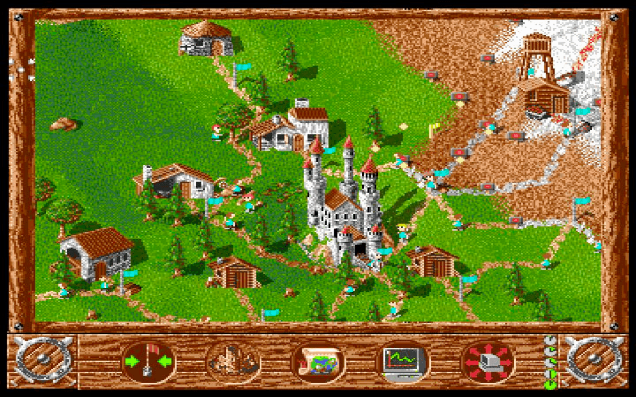 Gameplay screen of The Settlers (3/7)