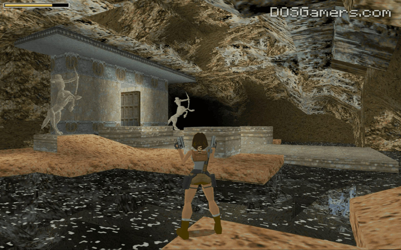 Gameplay screen of Tomb Raider (7/8)