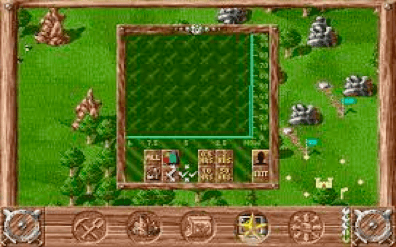 Gameplay screen of The Settlers (6/7)