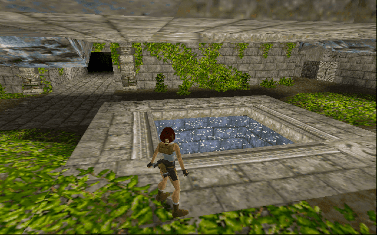 Gameplay screen of Tomb Raider (6/8)