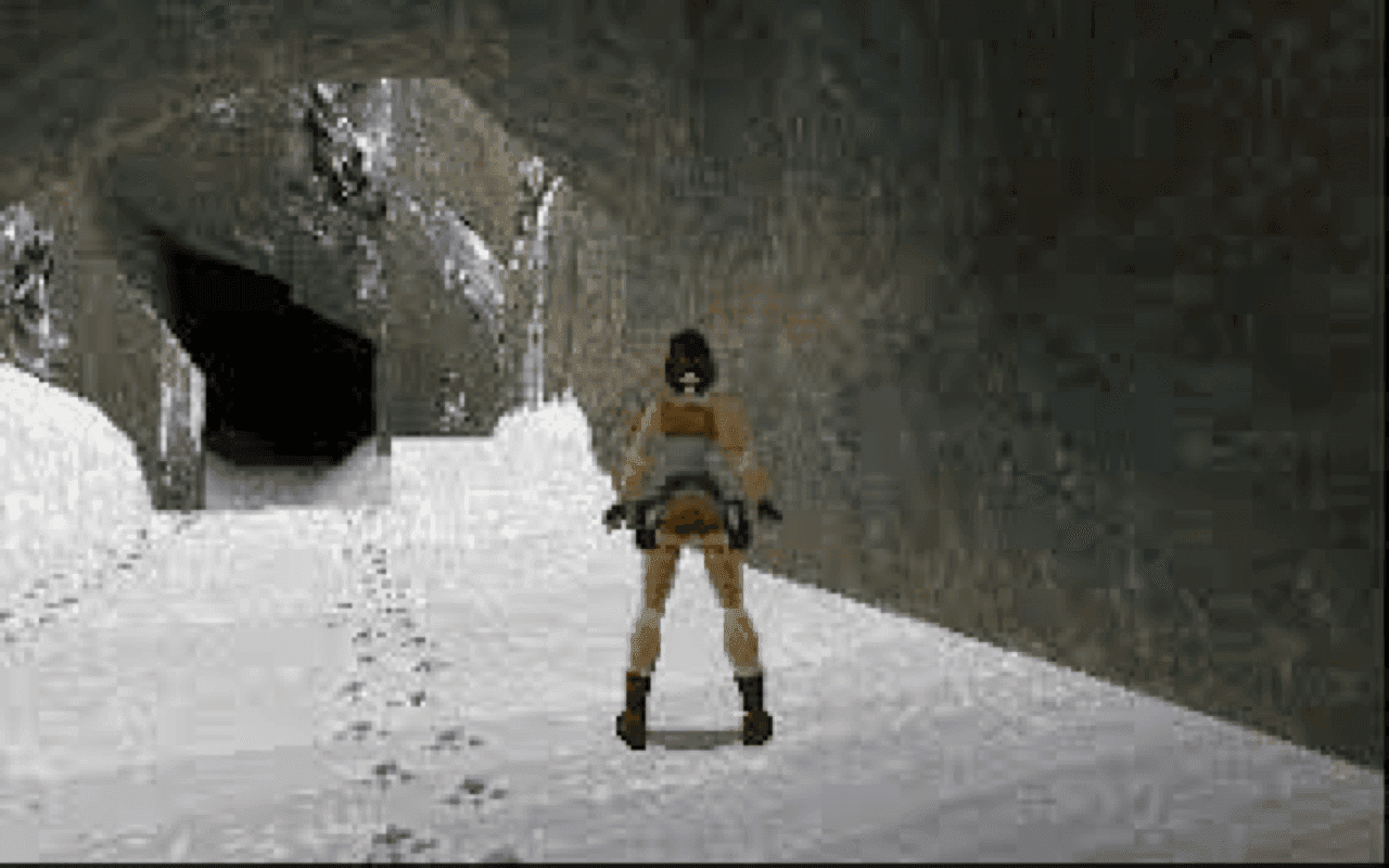 Gameplay screen of Tomb Raider (3/8)