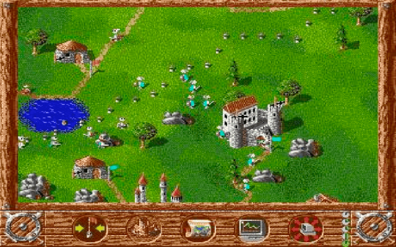Gameplay screen of The Settlers (7/7)